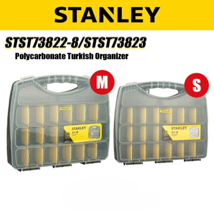 STANLEY STST73822-8 & STST73823-8 POLYCARBONATE TURKISH ORGANIZER BOX