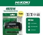 Hikoki Hitachi Driver Bit Set (11pcs) - 402314 SCREWDRIVER BIT SET ACESSORIES SET