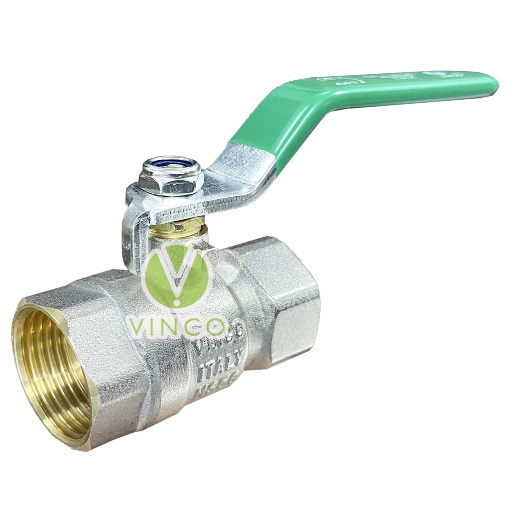 Vinco 1" Brass Stopcock Ball Valve