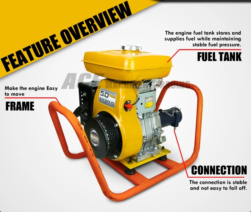 [ ROBIN ] Engine EY20 Original Robin Petrol Engine Multi Purpose Petrol Engine Use Lawn Mower Concrete Mixer