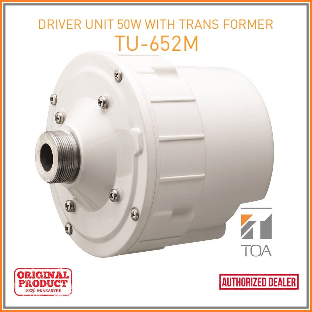 TOA *TOA TU-652M 50W Horn Driver Unit with Matching Transfomer (TU652M)