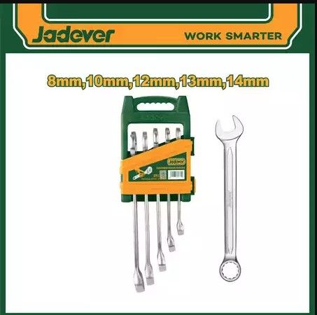JADEVER 5PCS COMBINATION SPANNER SET JDSP1205