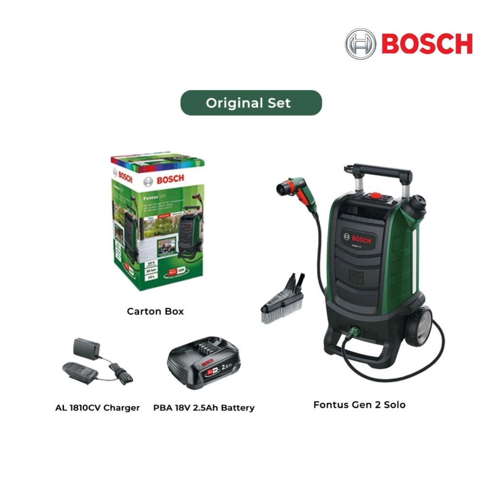 BOSCH Fontus Gen 2 06008B6171 Waterjet Cordless High Pressure Cleaner 18v cleaner