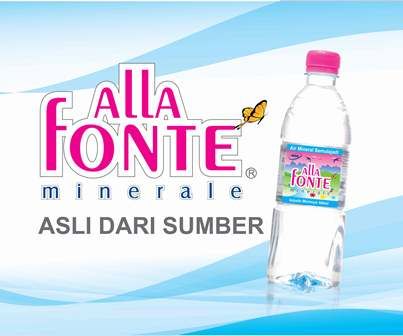 Alla Fonte Natural Mineral Water box 24 x 600ml