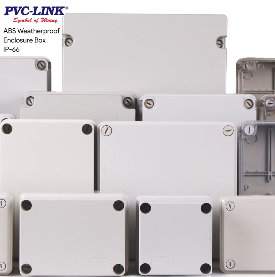 PVC-LINK - ABS WEATHERPROOF ENCLOSURE BOX : IP66