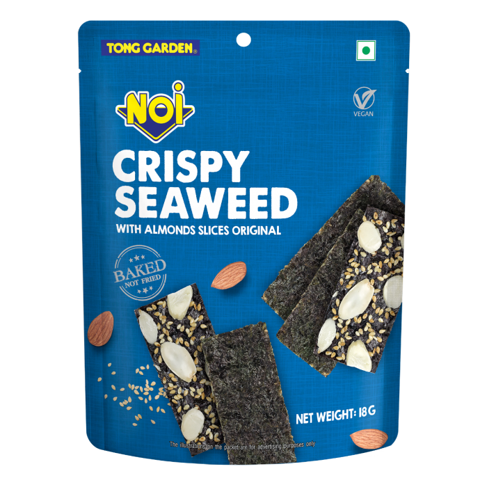 NOI Crispy Seaweed with Almond Slices Original 18g X 12 pkts