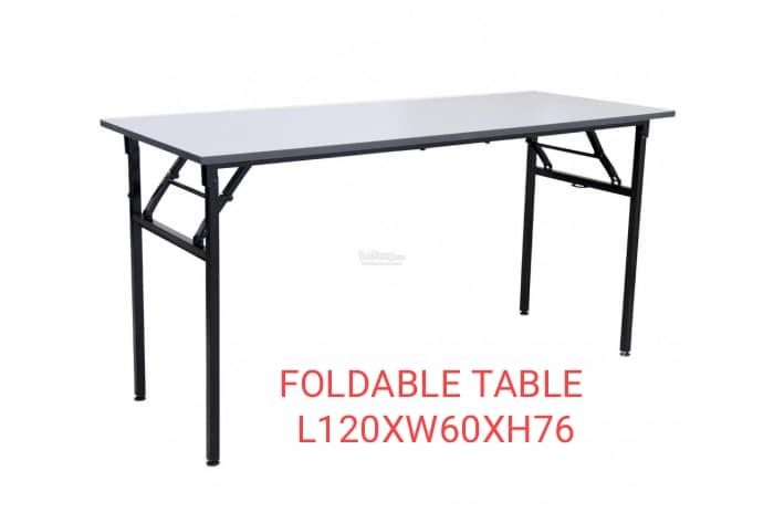 oem *FOLDABLE BANQUET TABLE L120 x W60 x H76