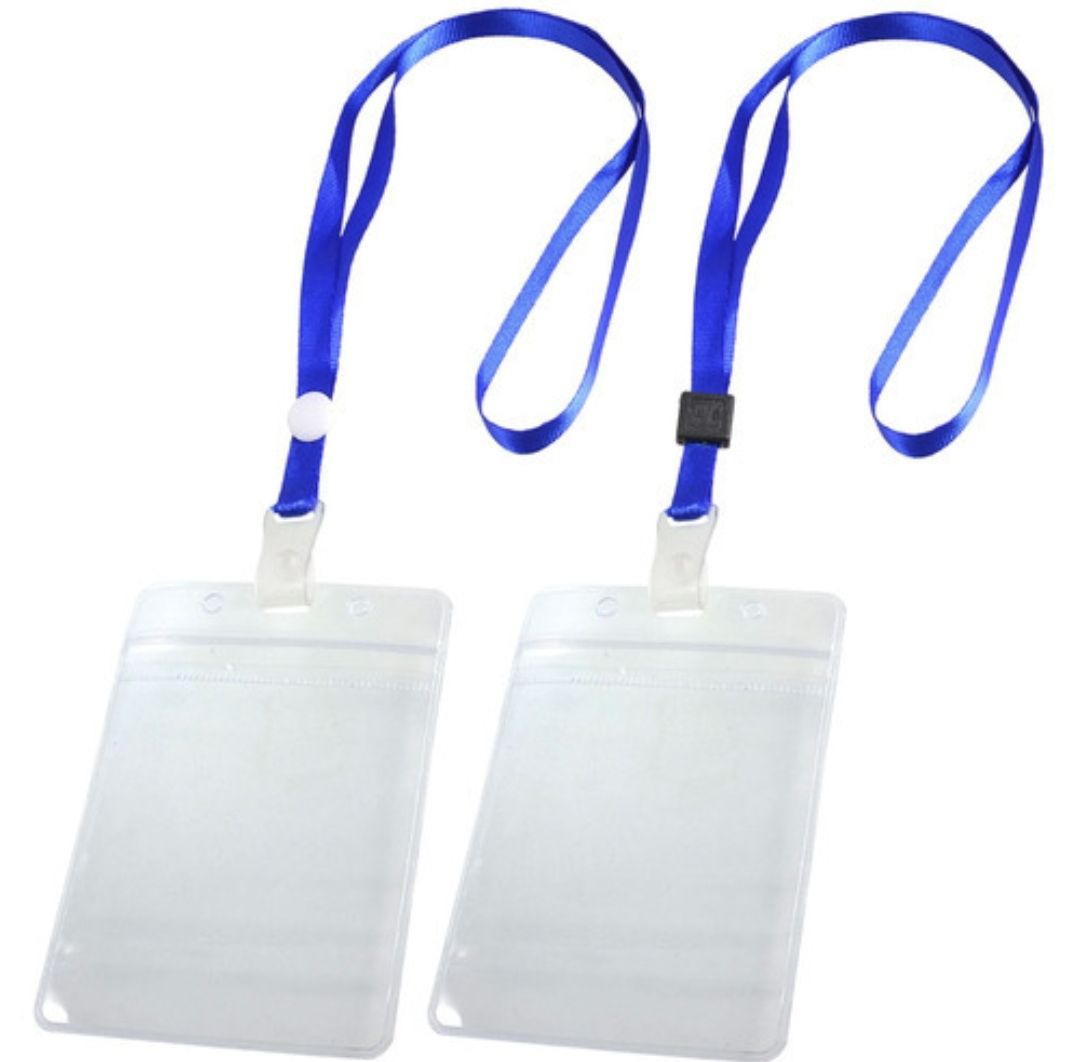 Nylon Lanyard with Plastic Pourch