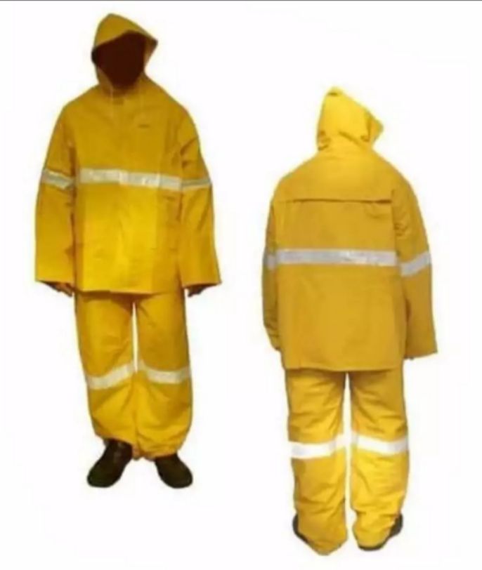 QEM Rain Coat Heavy Duty with Pants ( Reflective)