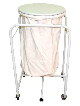 Soiled Linen Trolley with Pedal 22" x 20" x 38