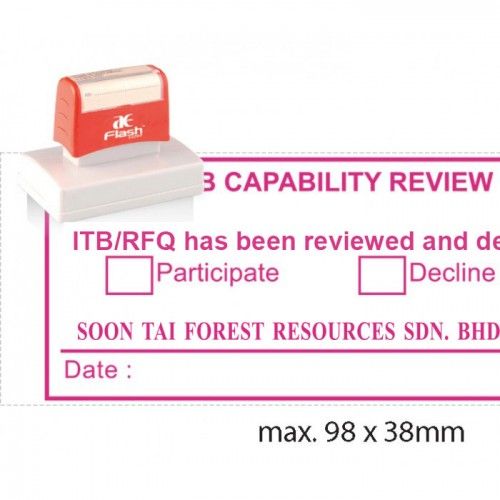 AE Rubber Stamp AB5 36mm x 96mm