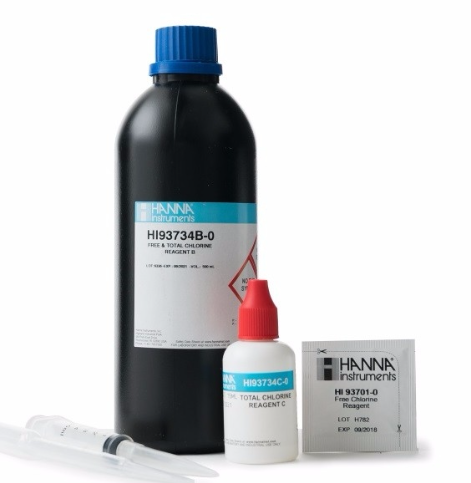 Hanna Instrument Hanna HI93734-01 Free and Total Chlorine High Range Reagents (100 tests)