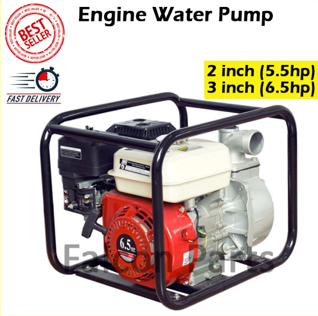 MOSTAZ Gasoline Petrol Engine Water Pump 3 inch 6.5HP