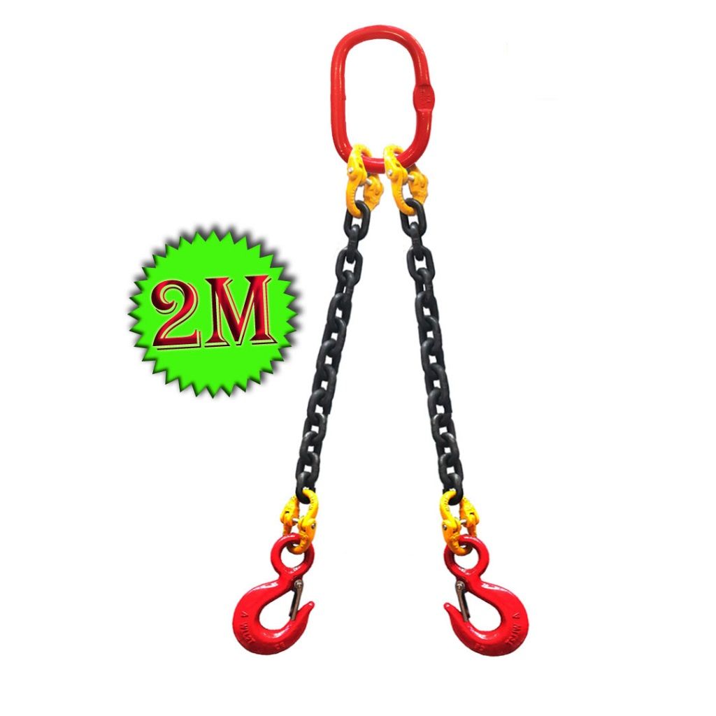 OEM 2 Ton Two Legged Chain Sling 2 Meter Length