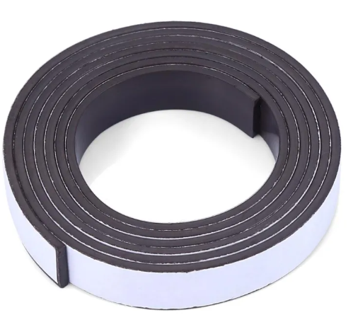 SELF-ADHESIVE FLEXIBLE RUBBER MAGNET STRIP TAPE ROLL 10 X 1.5MM 1M