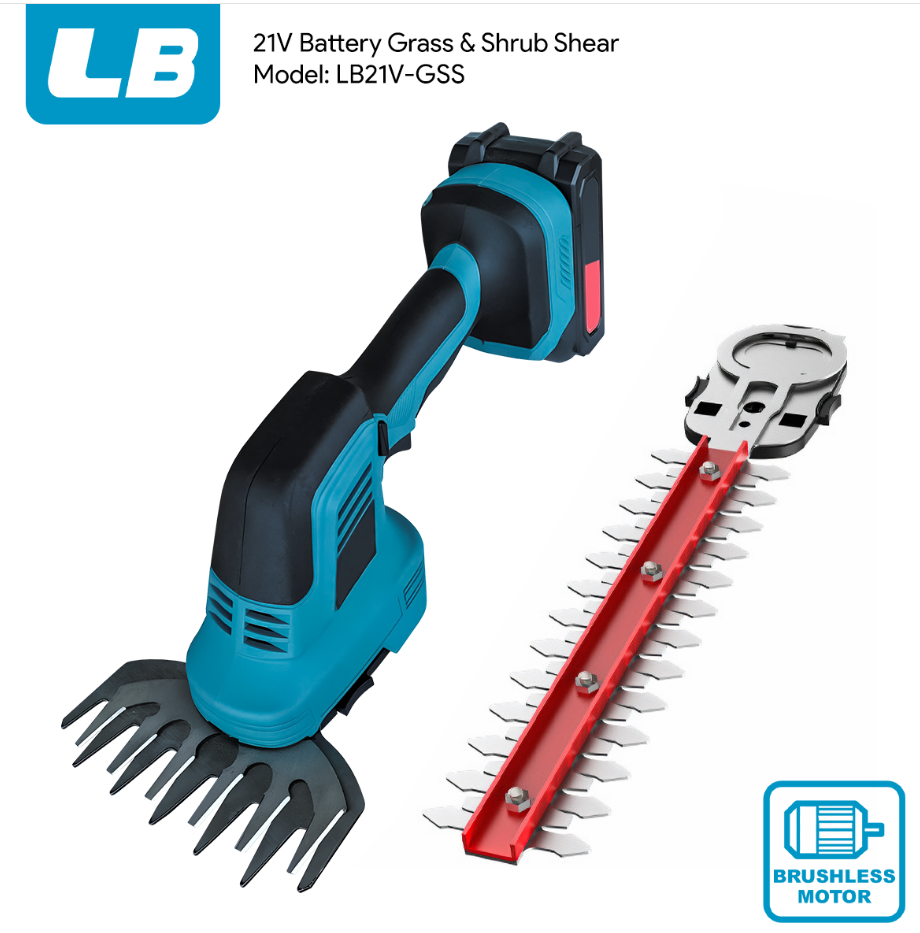 LB 21V CORDLESS BATTERY GRASS & SHRUB SHEAR (LB21V-GSS)