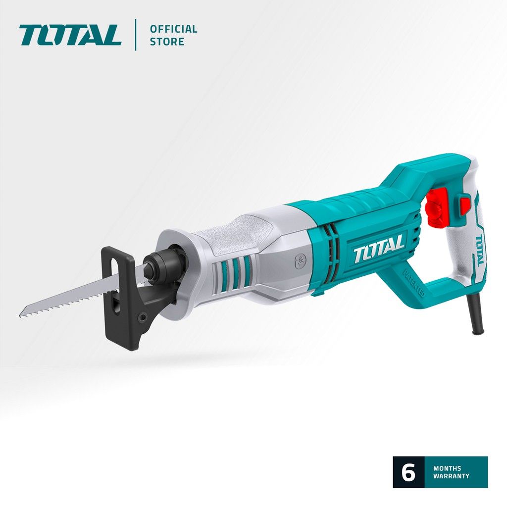 TOTAL TS100806 RECIPROCATING SAW (FREE 2 PCS SABRE BLADES / 1 PC WOOD SAW BLADE / 1 PC METAL SAW BLADE)