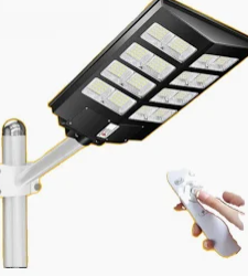 KEELAT Solar Street Light 1200W Solar Street Lamp PIR Motion Sensor Solar Light IP67 Waterproof Outdoor Light Lamp