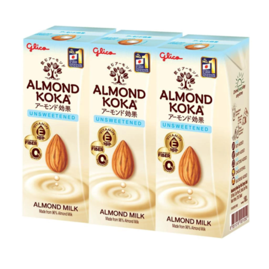 Almond Koka Unsweetened 180ml x 3 x 8