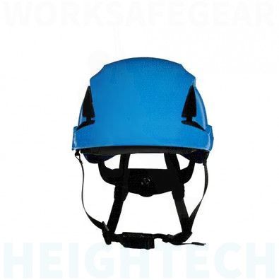 3M *3M™ SecureFit™ Safety Helmet, X5003VE-CE, Blue, Vented, 1000Vac, CE