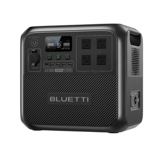 BLUETTI AC180 Solar Portable Power Station | 1,800W 1,152Wh