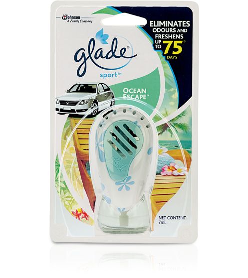 Glade Sport Car Air Freshener Ocean Escape 7ml