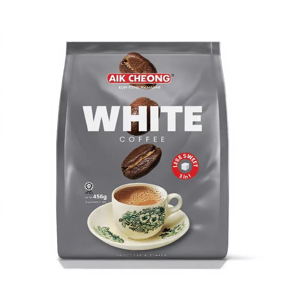 Aik Cheong 3 In 1 White Coffee Less Sweet (38g x 12 Sticks)