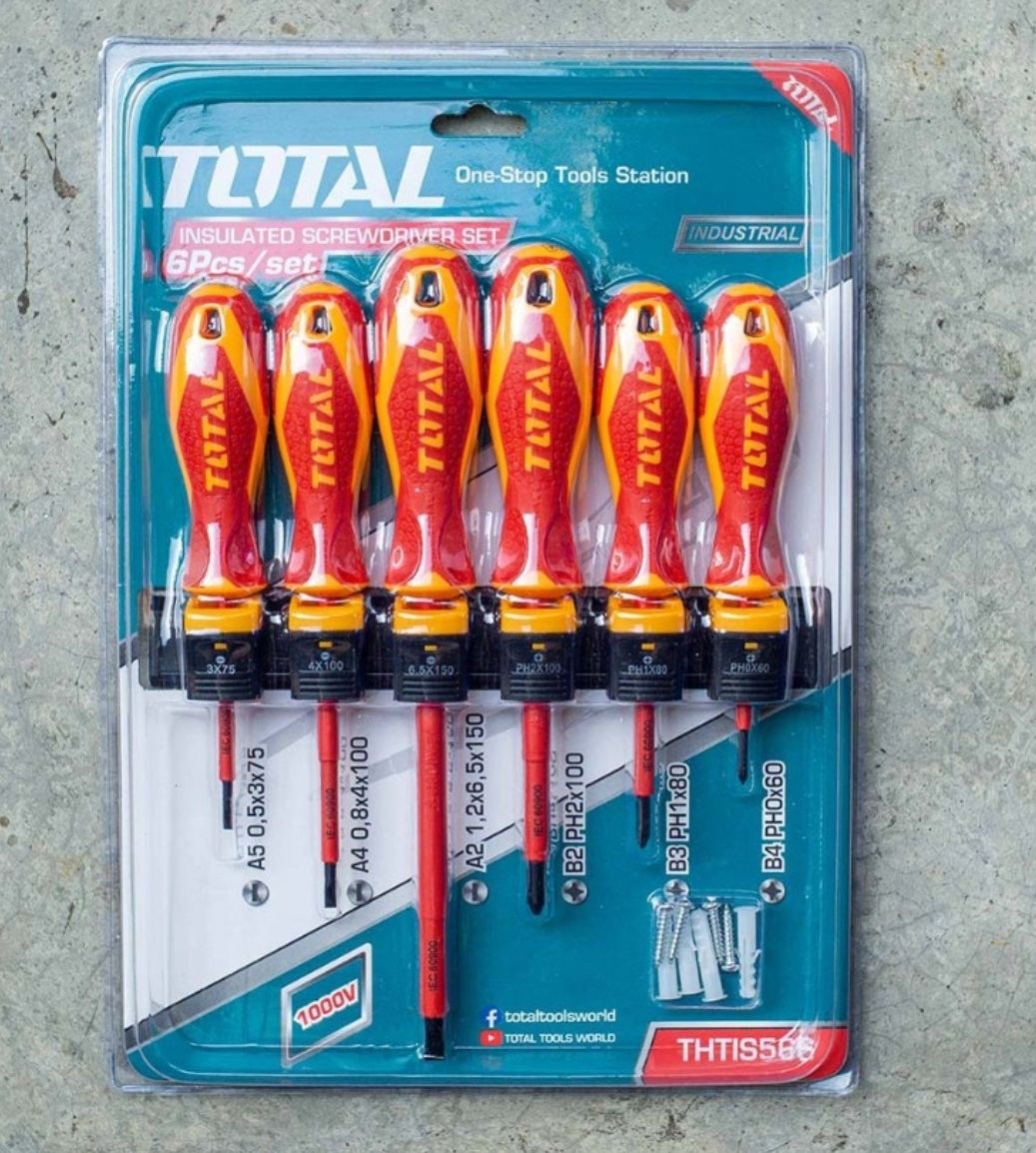 Total 6pcs Screwdriver