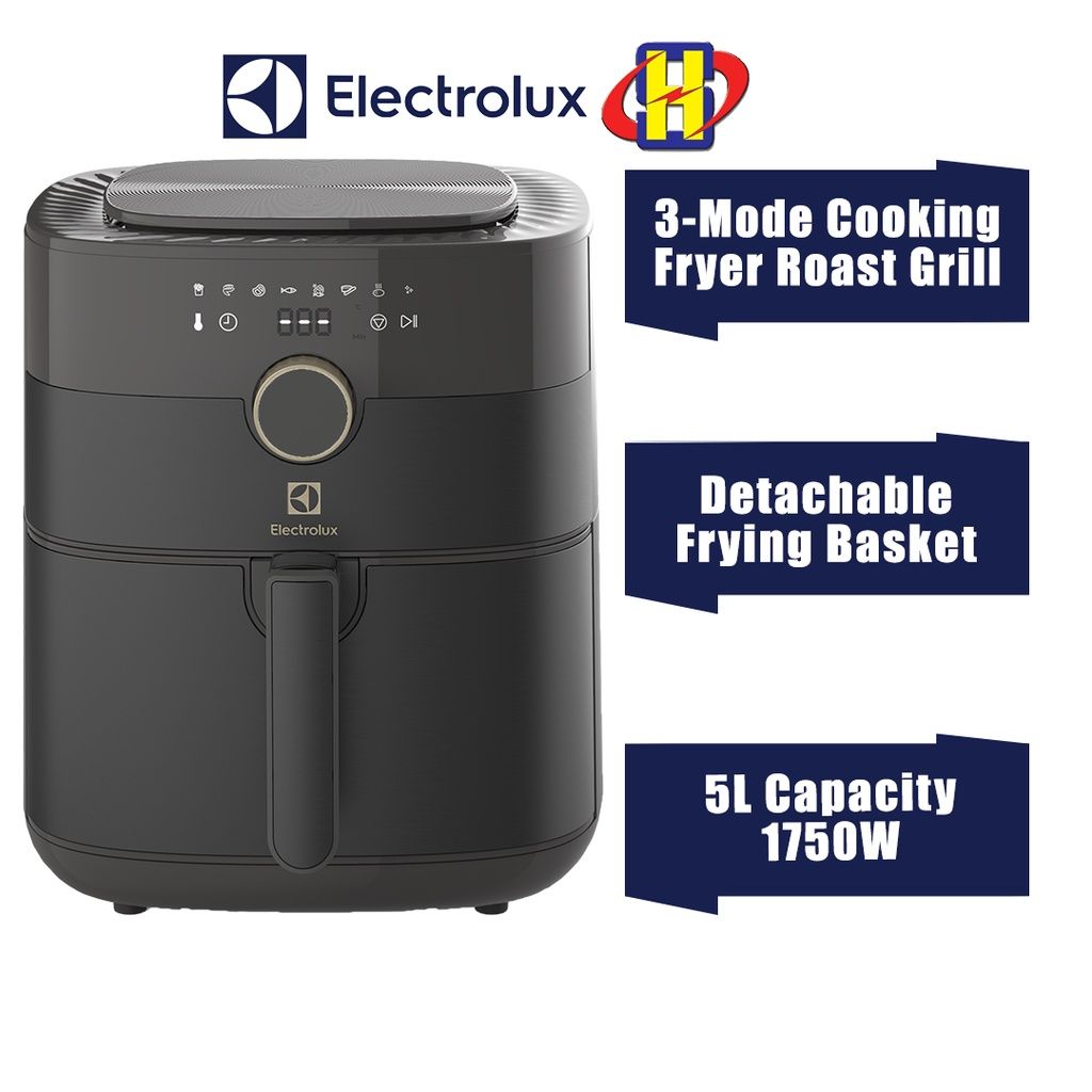 Electrolux *Electrolux Air Fryer (5L/1750W) Pre-set Program Fryer Roast Grill E6AF1-520K