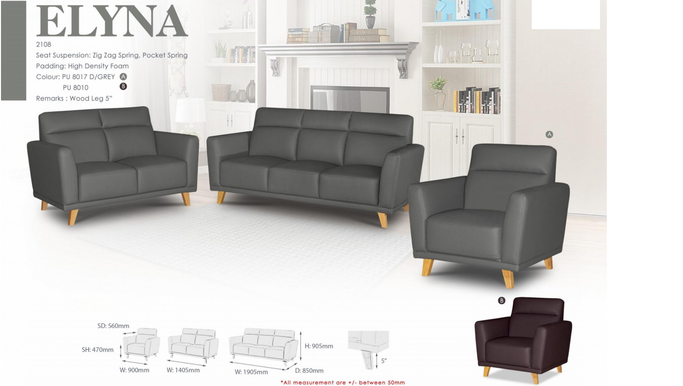 ITA OFFICE SOFA SET - ELYNA 2108