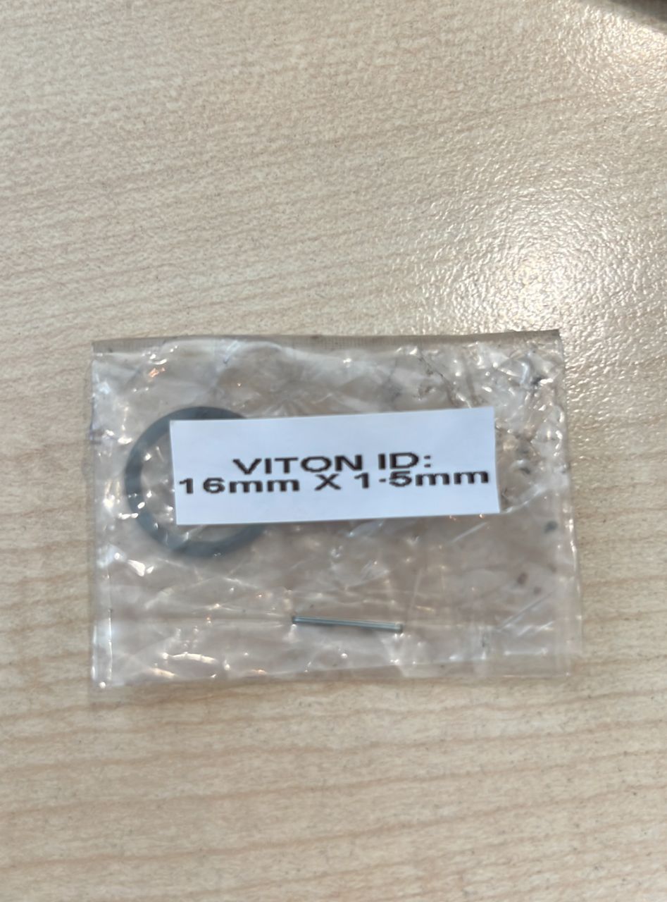 OEM *VITON O-RING 16mm I.D 1.5mm WT [10 Pcs]