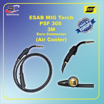 RIGHTWELL ESAB PSF 305 AIR-COOLED MIG TORCH (3M) P/N:0458401880
