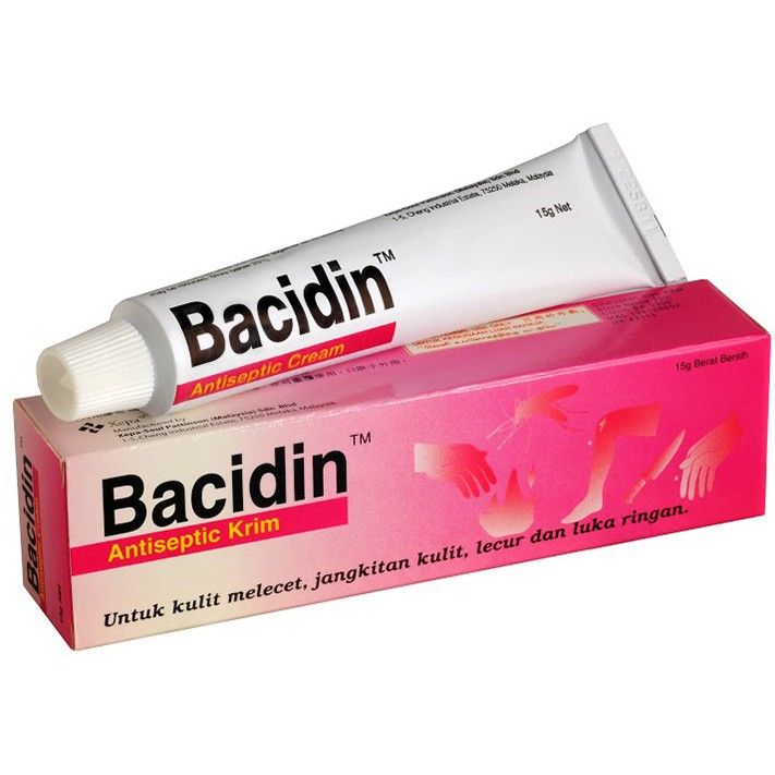 VITALFOUR BACIDIN ANTISEPTIC CREAM (15G)