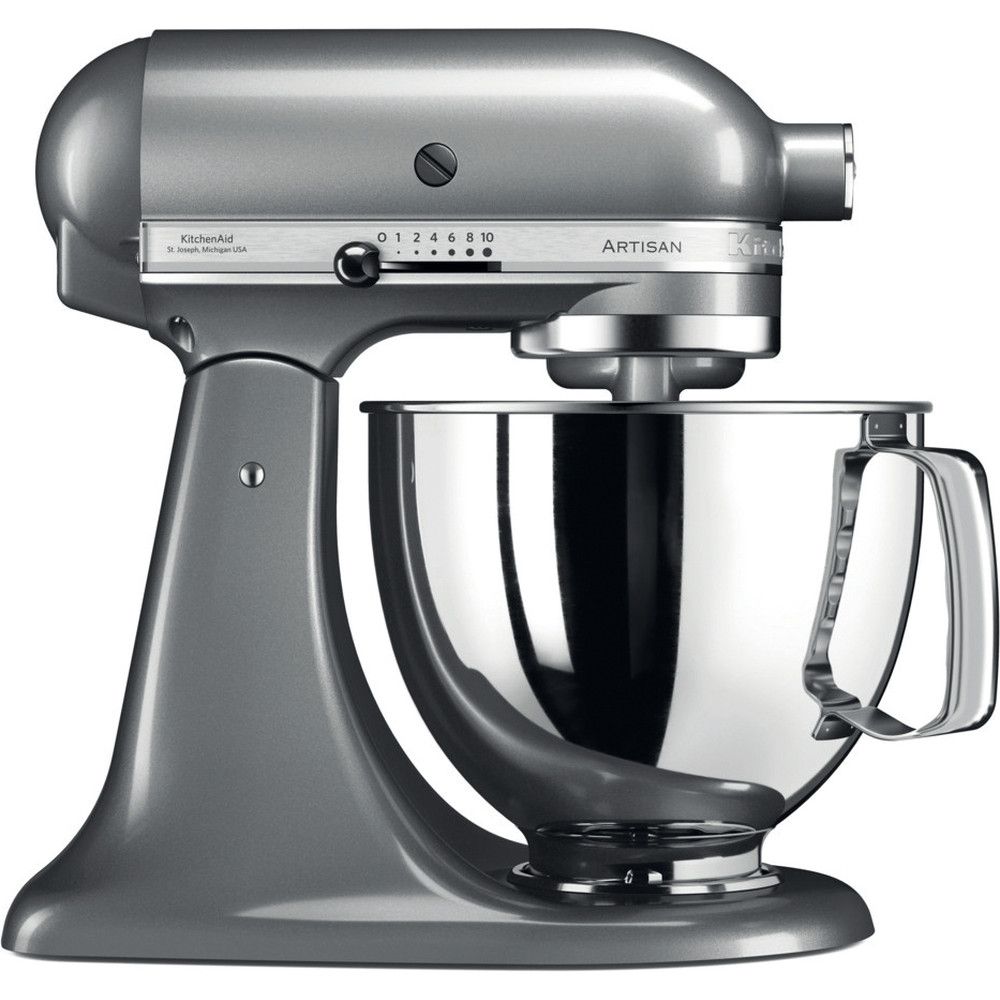 KitchenAid Artisan 5KSM125 Tilt-Head Stand Mixer 4.8L (Contour Silver)