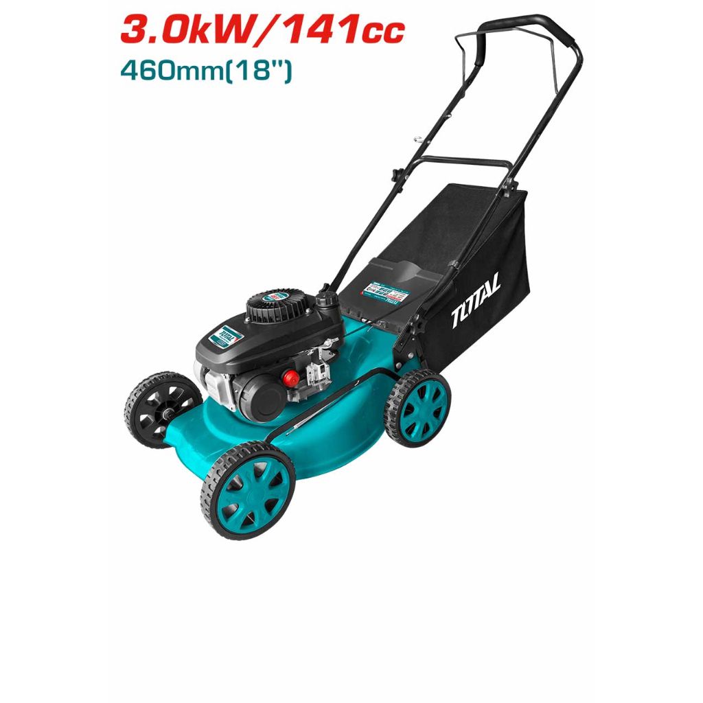 TOTAL TGT141181 GASOLINE LAWN MOWER 3000W (4.0HP) (7-LEVEL CUTTING HEIGHT ADJUSTMENT: 25MM – 75MM.)