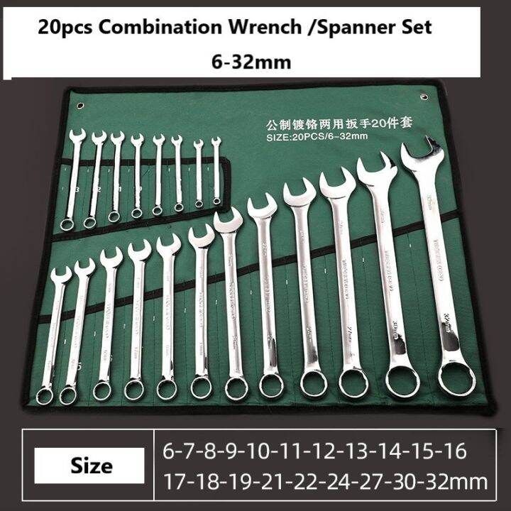 SPANNAR / SPANAR/ WRENCH / YMT HEAVY DUTY COMBINATION WRENCH SPANNER SET 19MM/21MM/22MM/24MM/27MM/30MM/32MM DUAL PURPOSE SPANAR MURAH 1PC