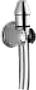 ABAGNO Hand bidet nozzle with PVC silver hose