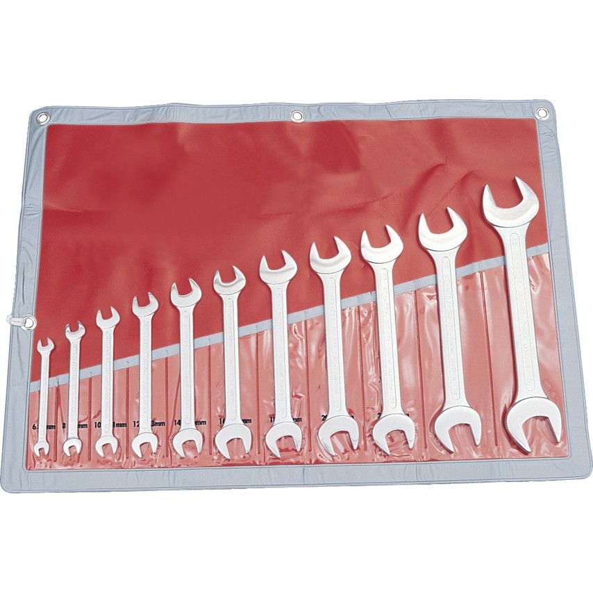 KNDY Kennedy Metric Open Ended Spanner Set, 6 - 32mm, Set of 11 - KEN5820970K