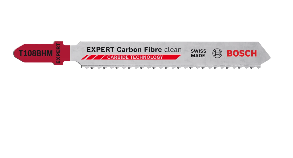 BOSCH EXPERT ‘CARBON FIBRE CLEAN’ T 108 BHM JIGSAW BLADE 3-PC (2608900565)