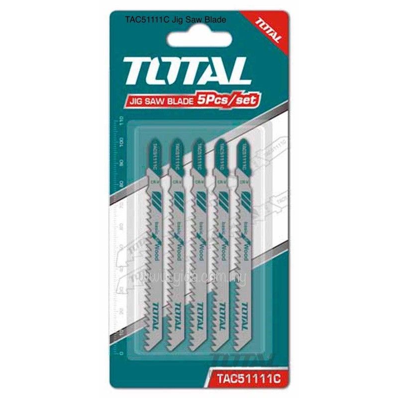 TOTAL TAC51111C JIG SAW BLADE (WORKING LENGTH 74MM / TOOTH SPACE: 3MM)