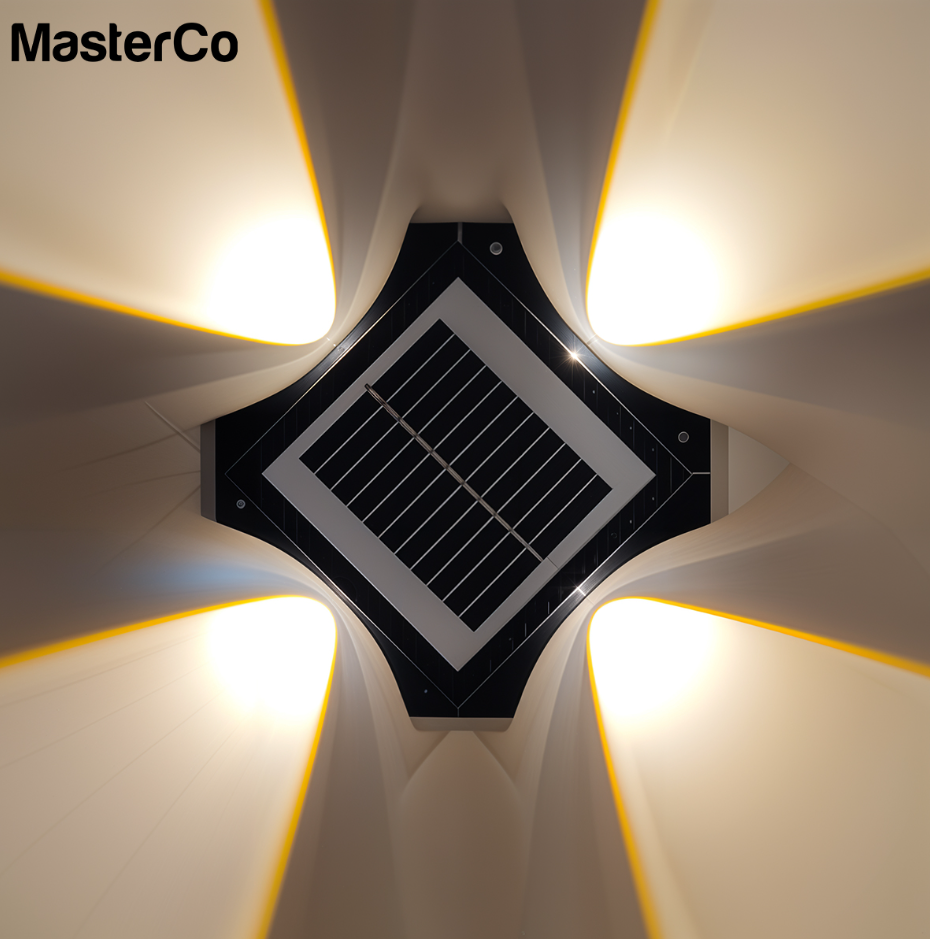 MASTERCO SOLAR RECHARGE LED WALL LIGHT SX-4