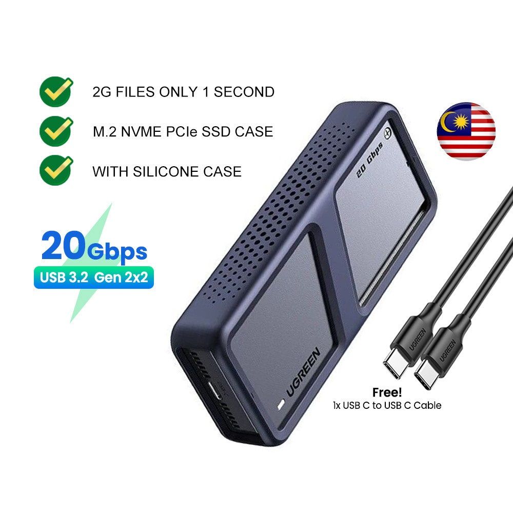 UGREEN M.2 NVMe SSD Enclosure Reader 20Gbps
