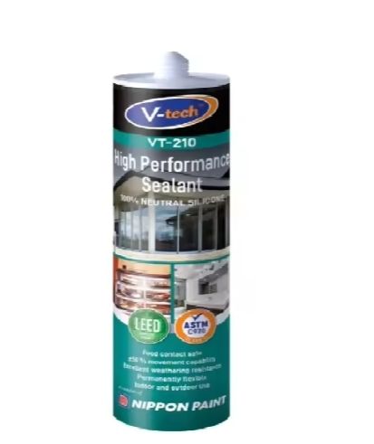 VT-210 HIGH PERFORMANCE SEALANT 100% NUETRAL SILICON 300ML TRANCULENT