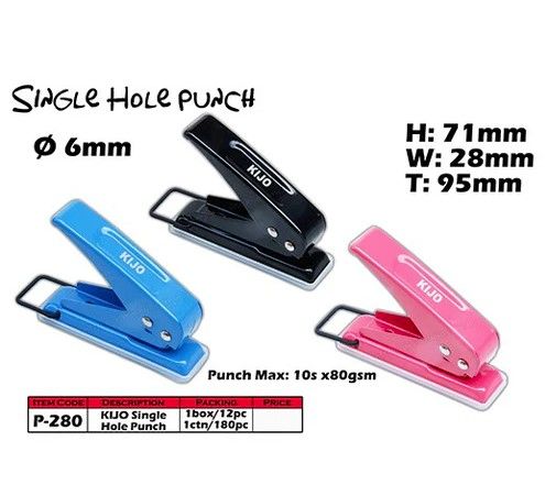 KIJO ONE HOLE PUNCHER P-280