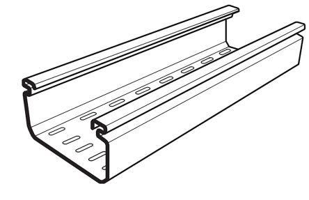 Schneider Electric *Schneider Electric Light Duty Tray, PVC 2m x 50 mm x 20mm