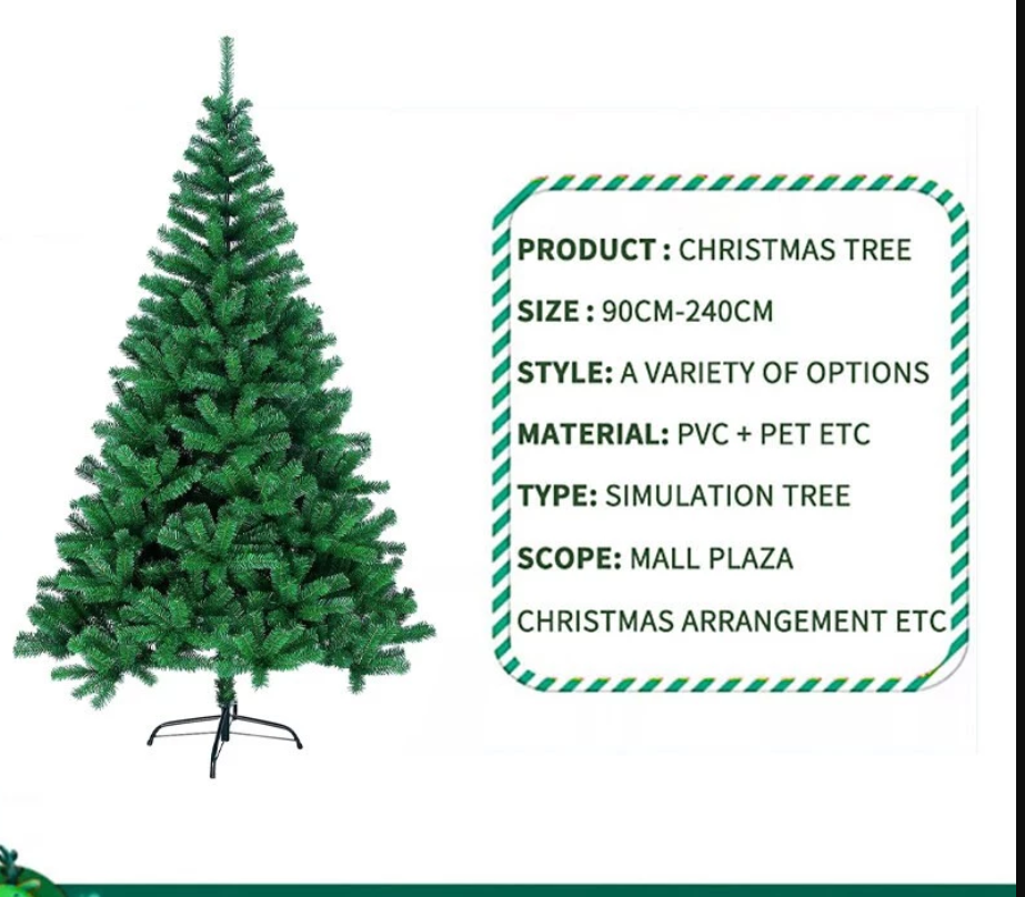 OK Christmas tree full set 150CM diy big Christmas tree
