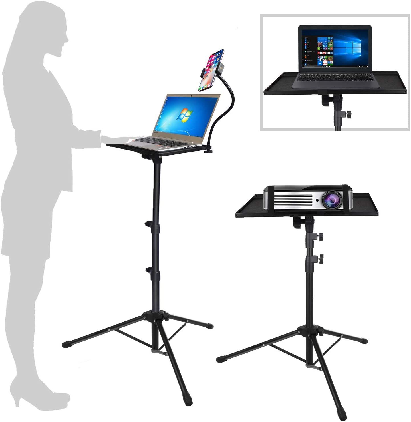 QS Projector Tripod Stand Foldable