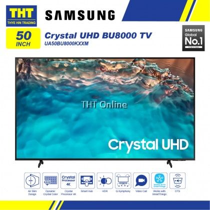 Samsung *Samsung BU8000 Crystal UHD 4K Smart TV ( 50'' ) 2022 MODEL