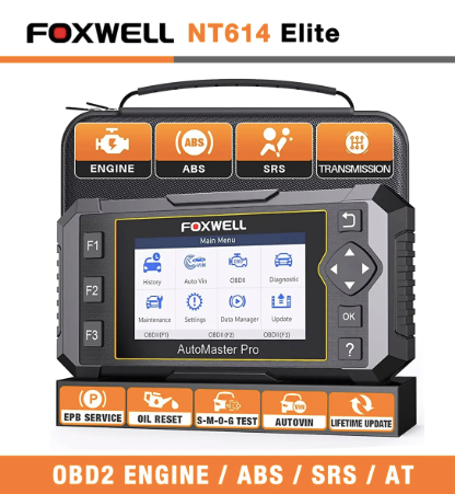 Foxwell NT614 Elite OBD2 Auto Car Diagnostic Tool Engine ABS Airbag Tranmission OBD2 Scanner Professional EPB Oil Reset Tools