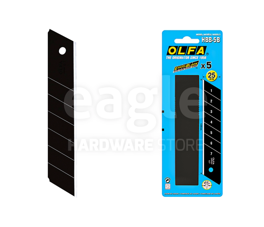 OLFA HBB/5B 25MM BLADE FOR NH-1, XH-1, XH-AL